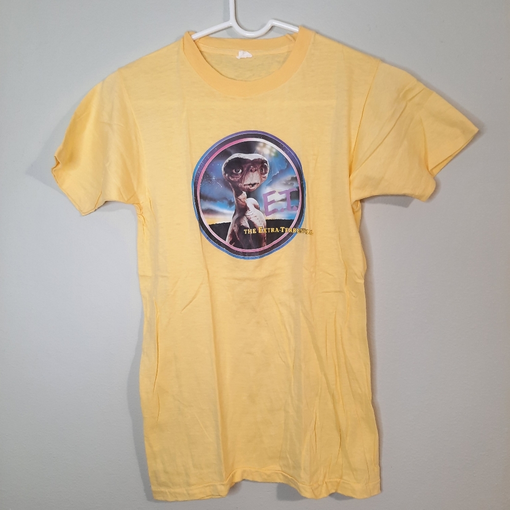 RARE Vintage 1982 E.T. The Extra Terrestrial Movie Promo Shirt Size Medium